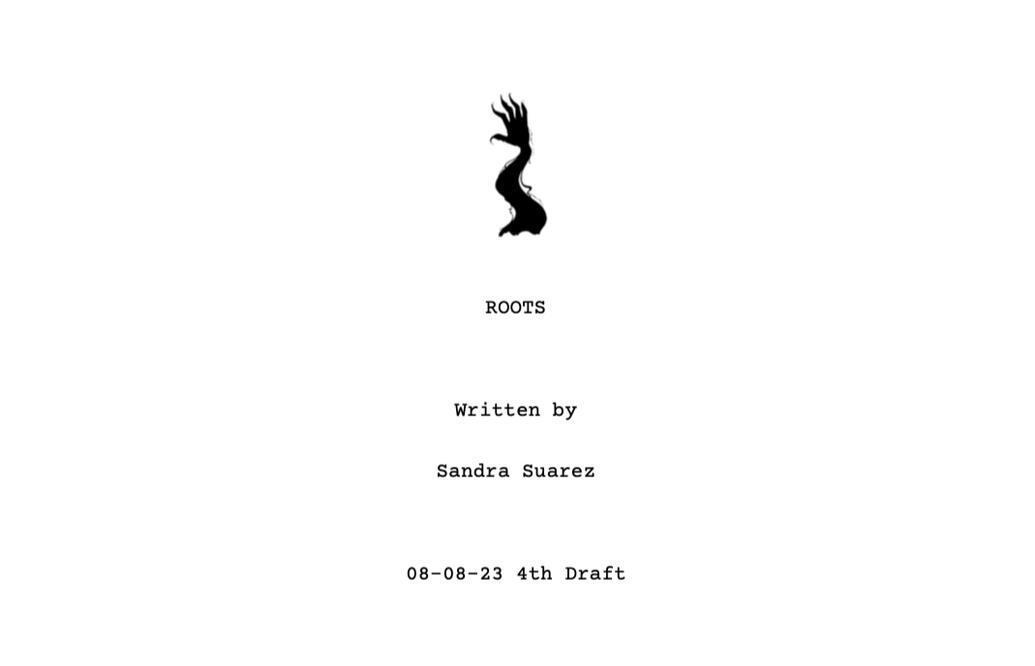 Cover page of Roots script